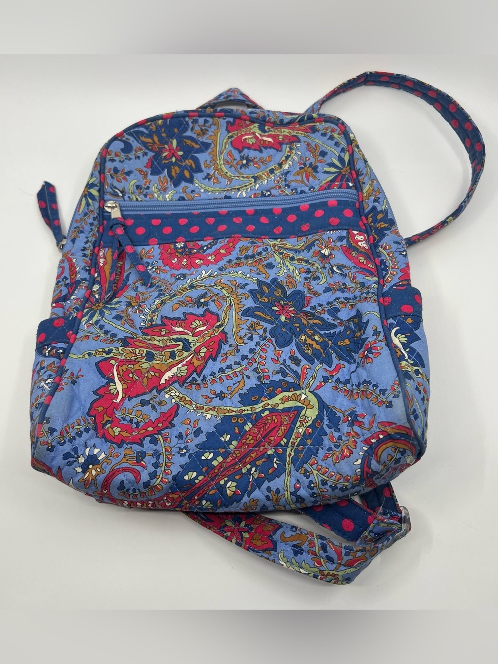 Lily Waters kids adult mini backpack Multi-Compartment Cloth quilted Paisley